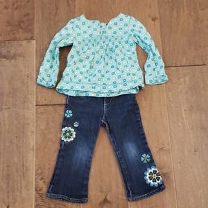 Baby GAP Flower Outfit